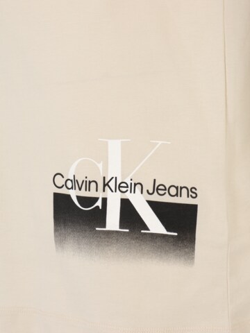 Calvin Klein Jeans Plus Shirt in Beige