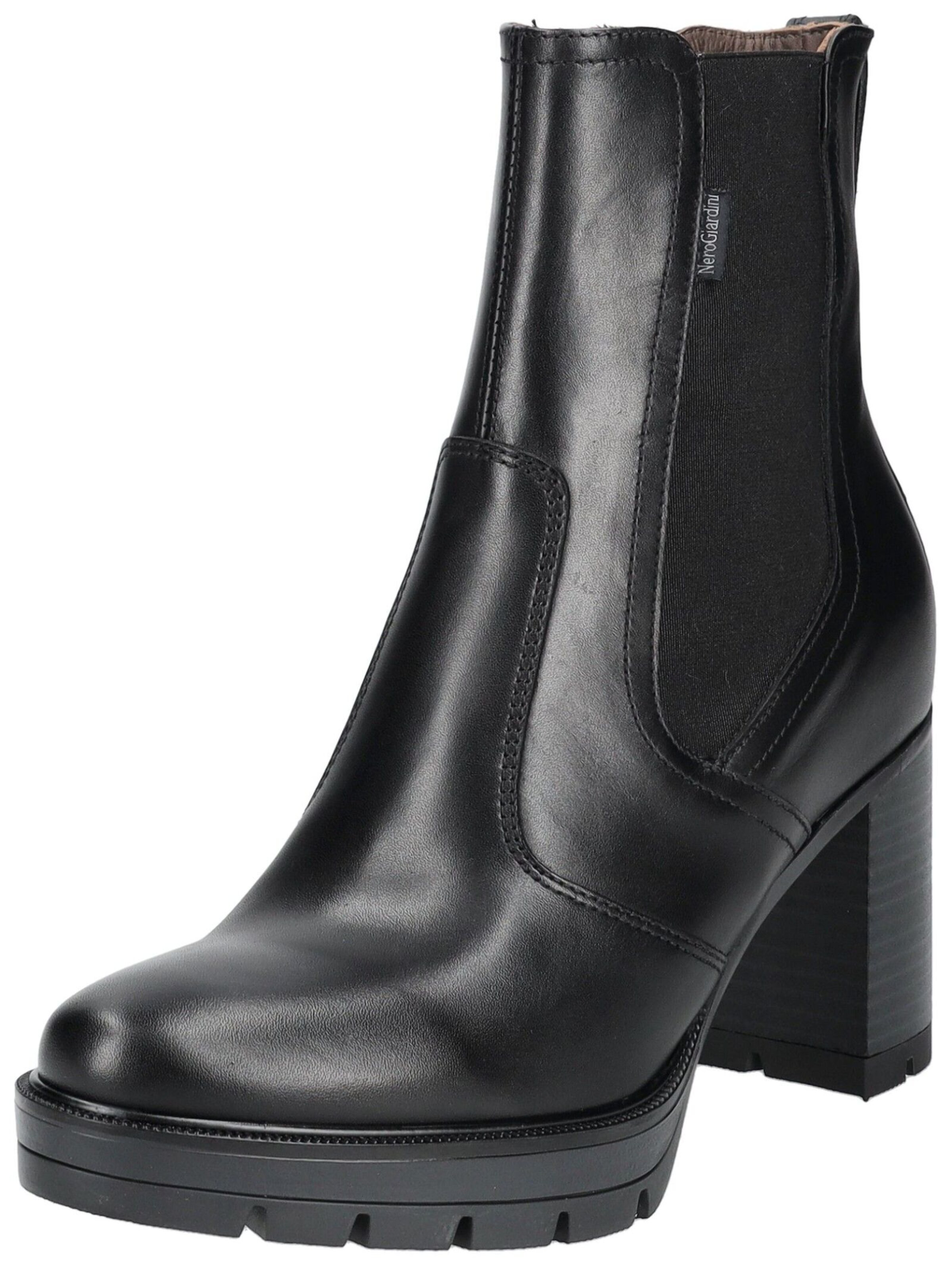 Nero Giardini Enkellaarsjes in Zwart: voorkant