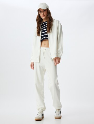 Koton Sweatjacke in Weiß