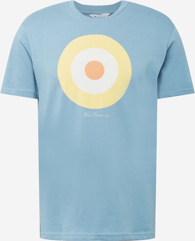 Ben Sherman T-Krekls 'TARGET', krāsa - dūmu zils / dzeltens / tumši oranžs / balts, Preces skats