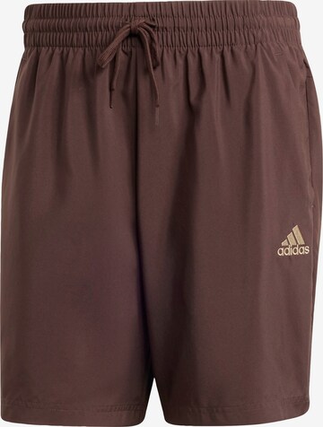 ADIDAS SPORTSWEAR Workout Pants 'Chelsea' in Brown: front