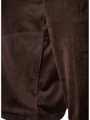 Zizzi Sweatjacke in Braun
