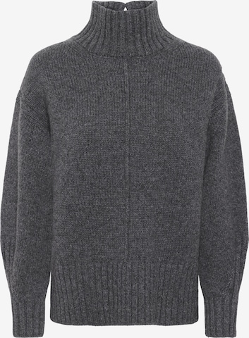 SOAKED IN LUXURY - Jersey 'Moline' en gris: frente