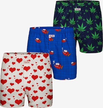 Sugar Pine Boxer shorts ' Motiv Print Mix ' in Mixed colours: front