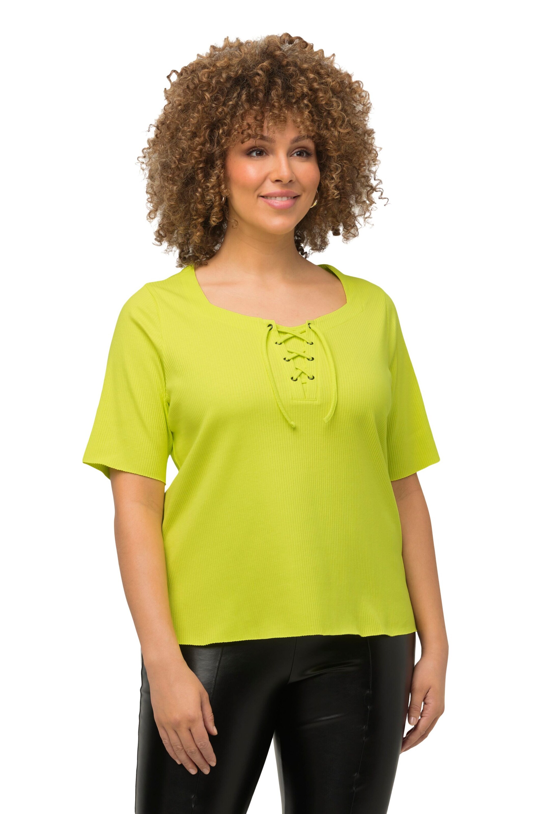 Ulla Popken Shirt in Yellow: front