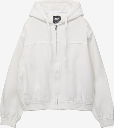 fehér Pull&Bear Átmeneti dzseki 'STWD', Termék nézet