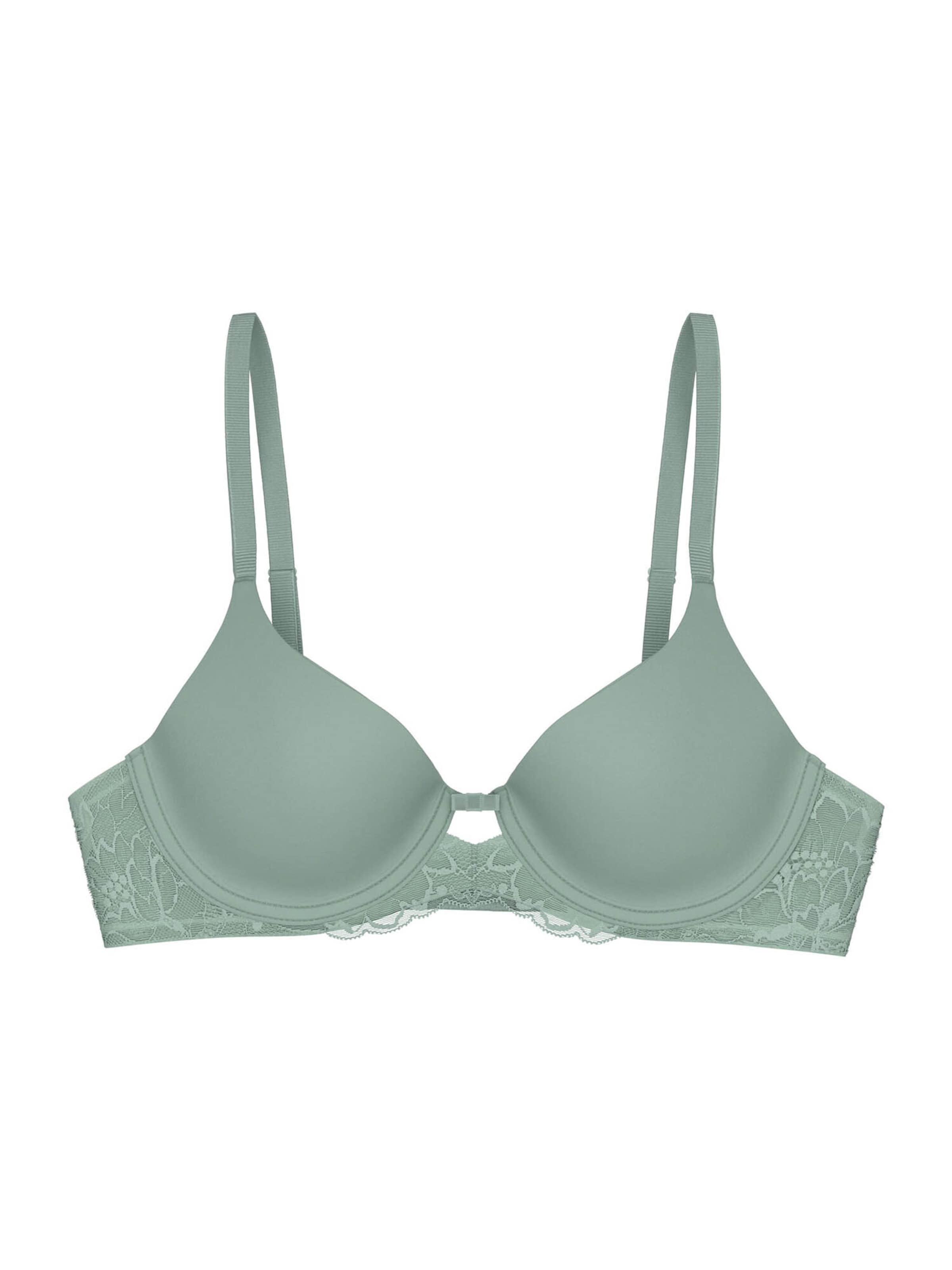 TRIUMPH Bügel-BH ' Amourette Charm ' in Grün: Vorderseite