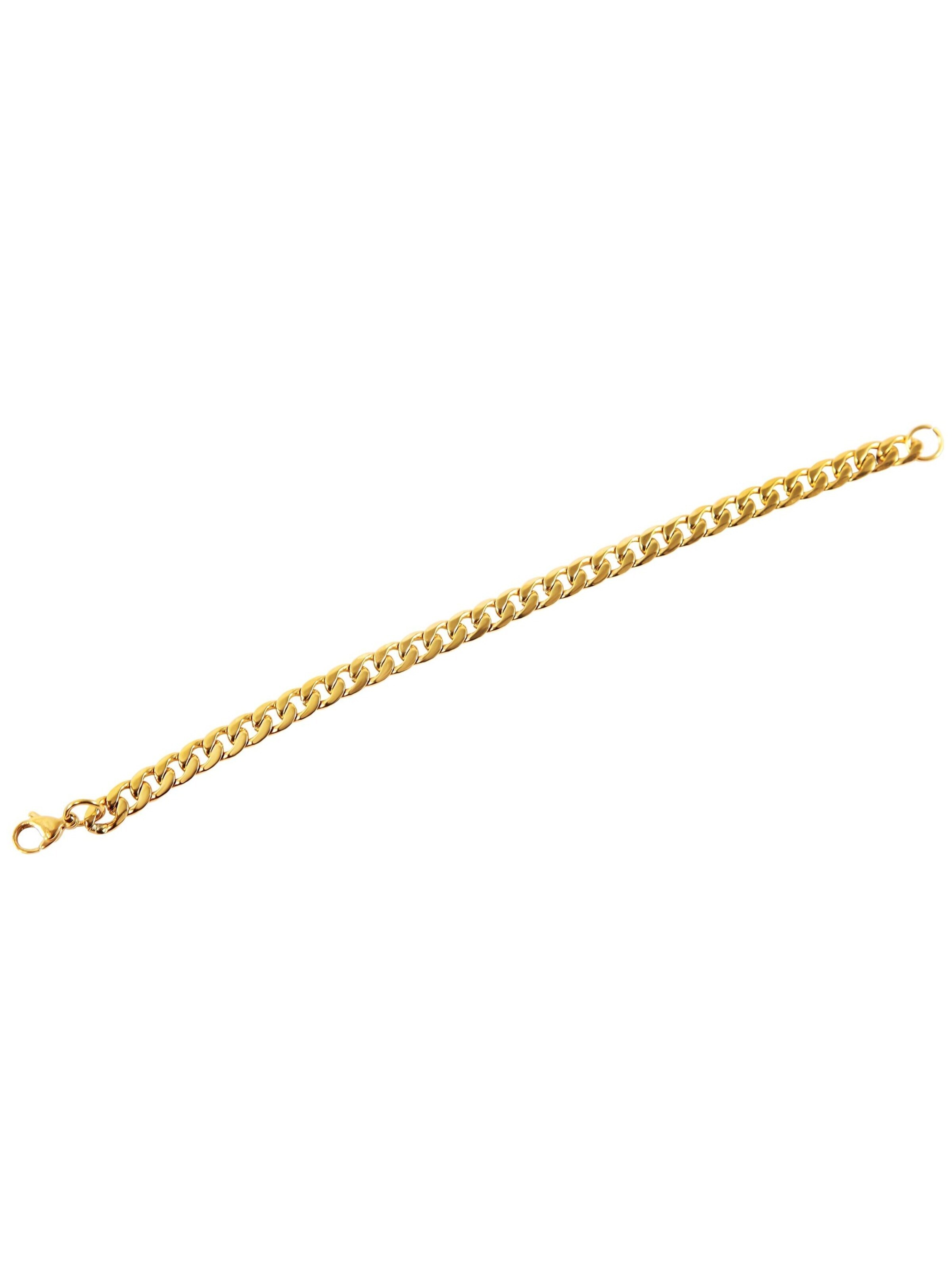 Akzent Bracelet '"Peppi" Panzerarmband - Edelstahl - poliert' in Gold: front