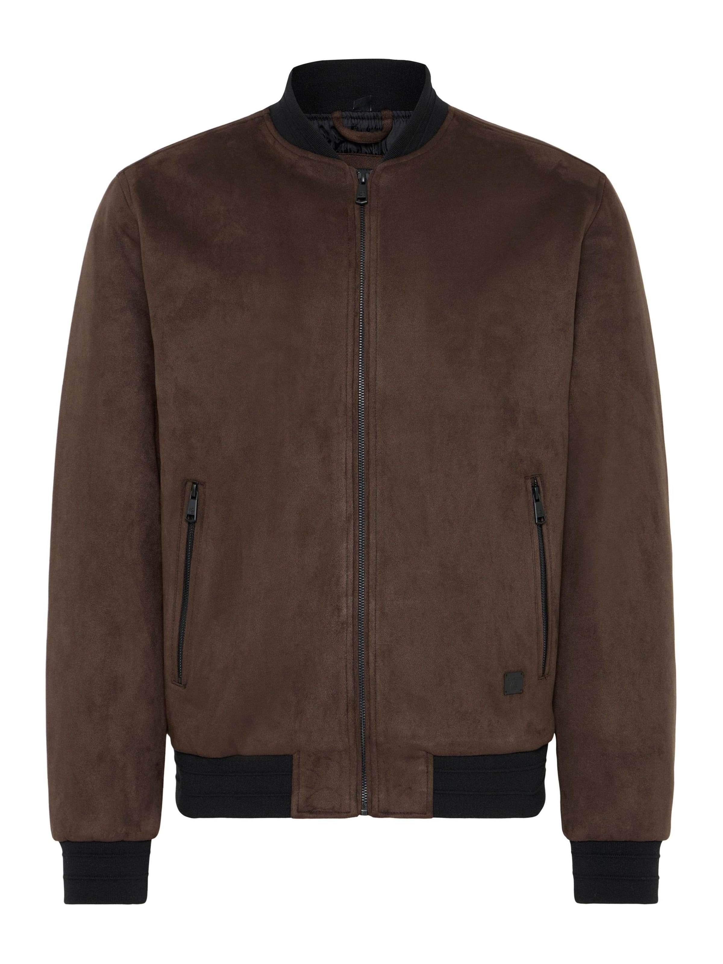 INDICODE JEANS - Casaco meia-estação ' IDRielo ' em castanho: frente