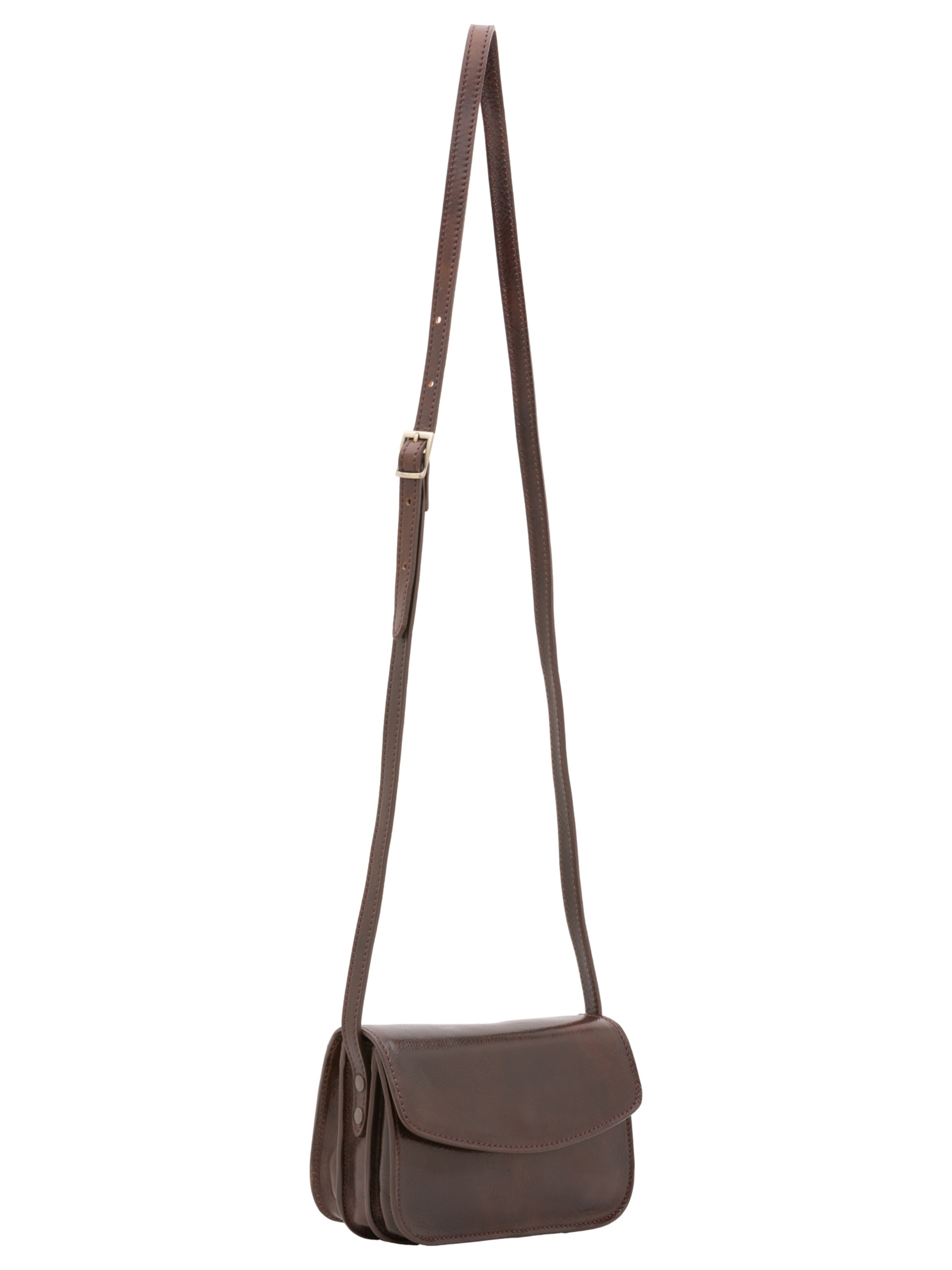 Viola Castellani Crossbody Bag in Brown: front