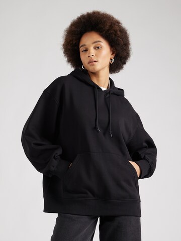 WEEKDAY Sweatshirt 'Essence' in Schwarz: predná strana