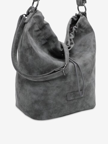 Fritzi aus Preußen Shoulder Bag 'Poppi' in Grey
