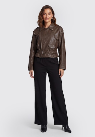 Veste mi-saison faina en marron