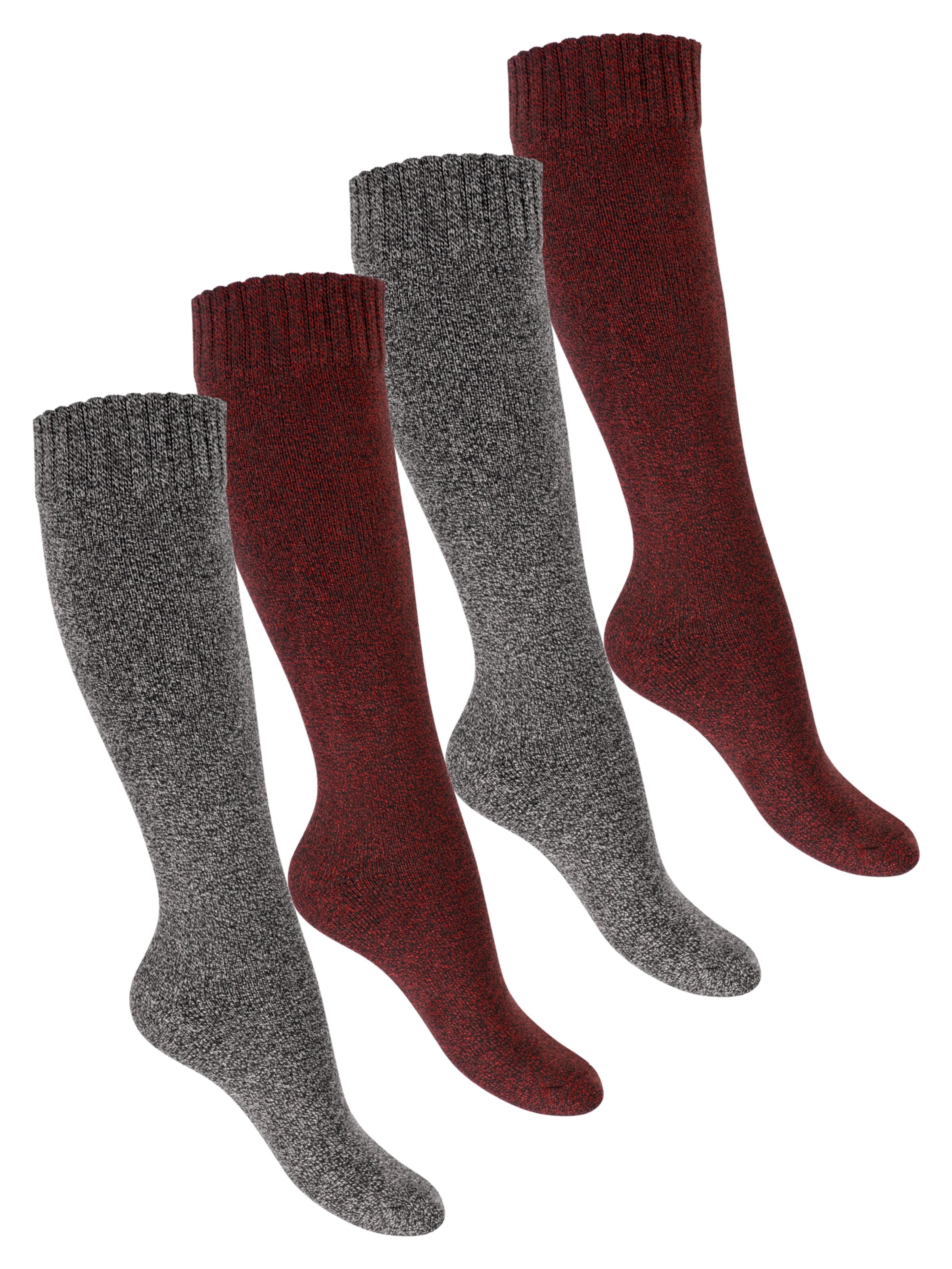 footstar Knee High Socks 'Winter Comfort' in Red: front