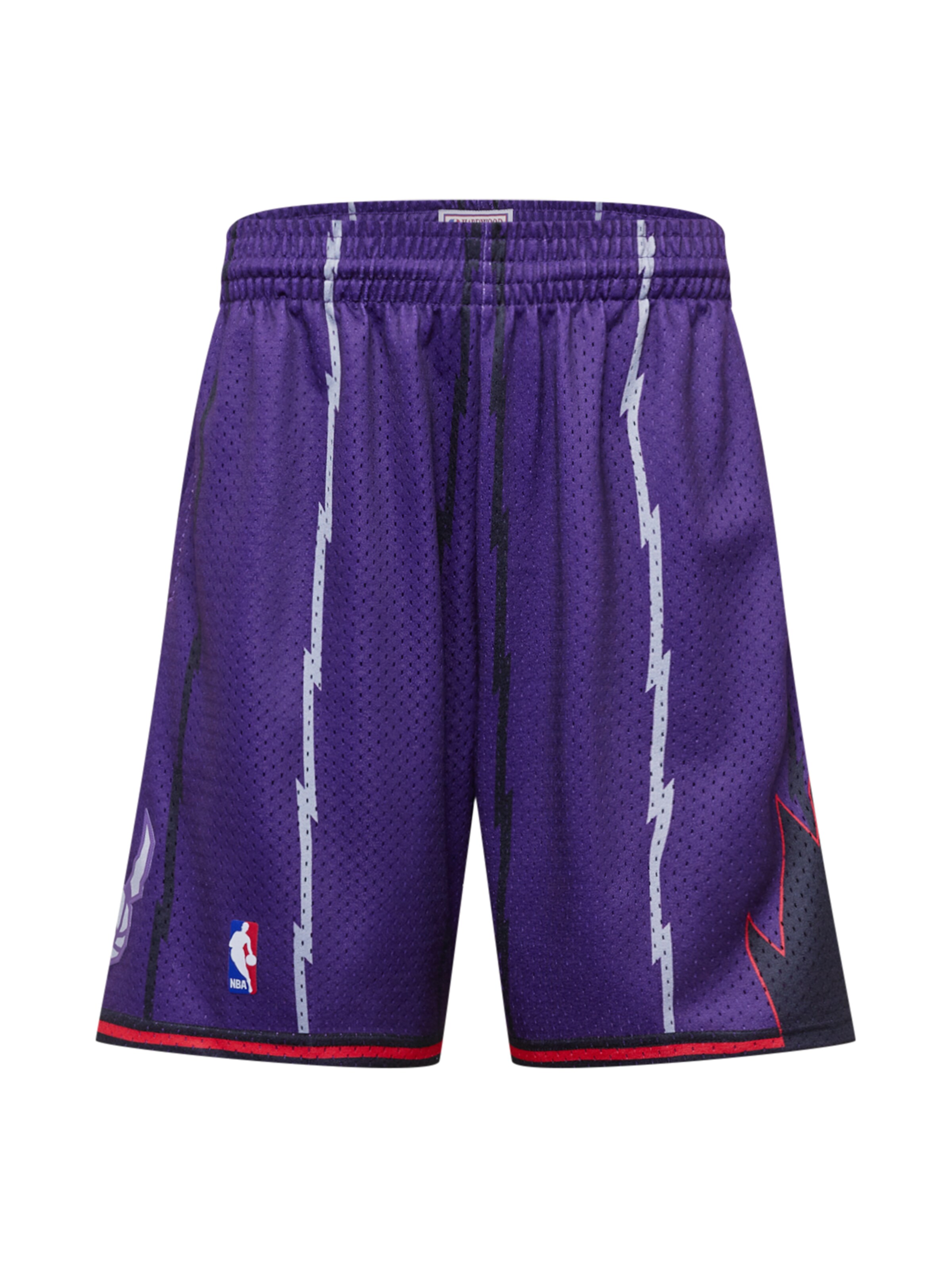 Mitchell & Ness Regular Workout Pants in Purple: front
