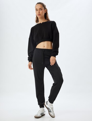 Koton Tapered Trousers in Black