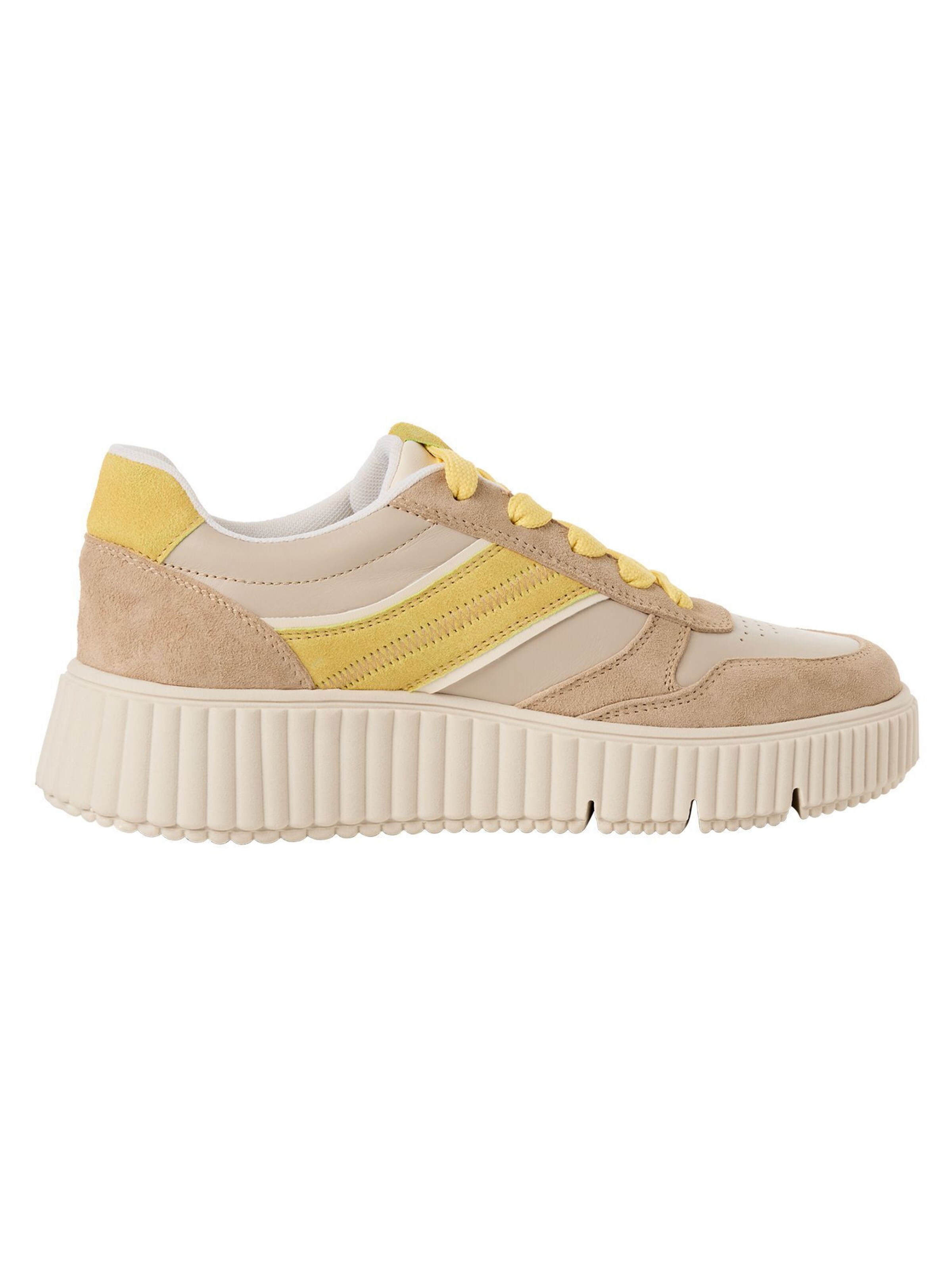 Tamaris Platform trainers in Beige