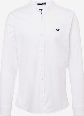 HOLLISTER Button Up Shirt in White: front