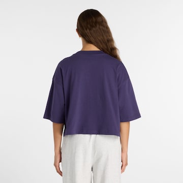 new balance - Camisa 'Athletics Premium' em roxo