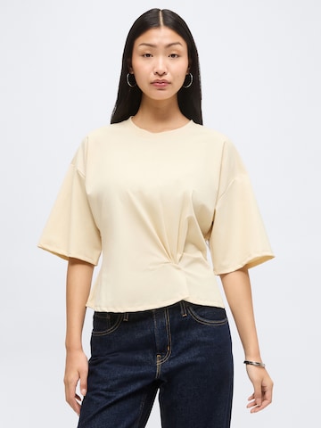 MSCH COPENHAGEN Shirt 'Breanne Noriel' in Beige: front