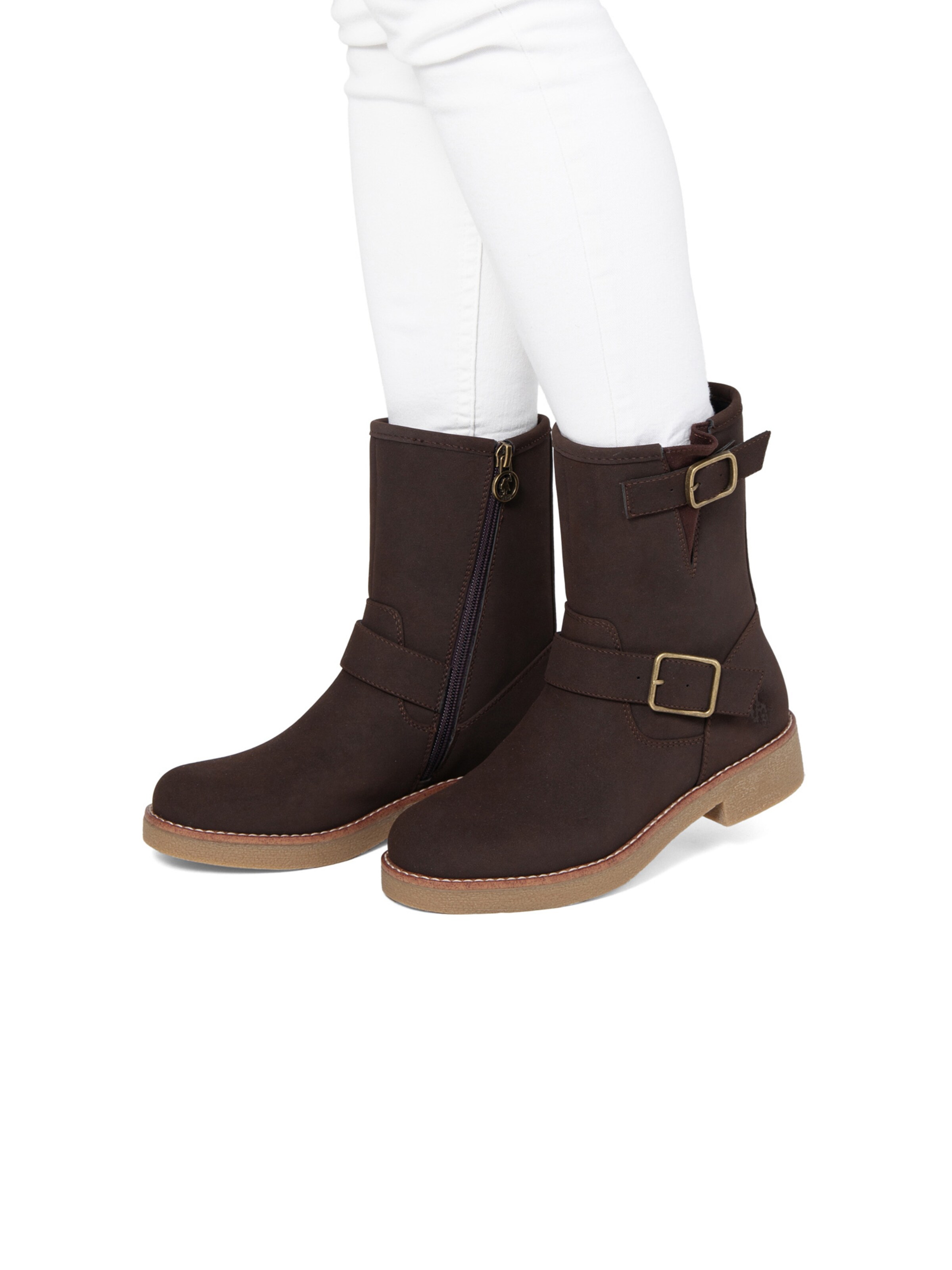 US POLO ASSN. Boots 'Maggie' in Brown: front