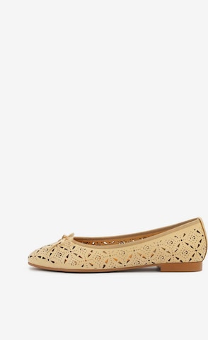 Ballerines Kazar en beige : devant