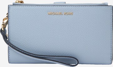 Portofel de la MICHAEL Michael Kors pe albastru: față