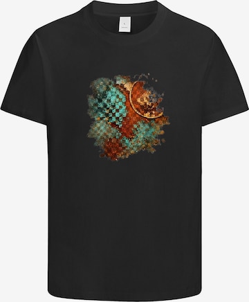 HUSKSWARE Shirt 'Grafik' in Schwarz: Vorderseite