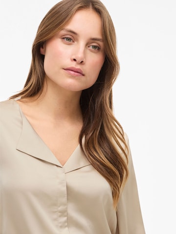 Chemisier 'VIELLETTE' VILA en beige