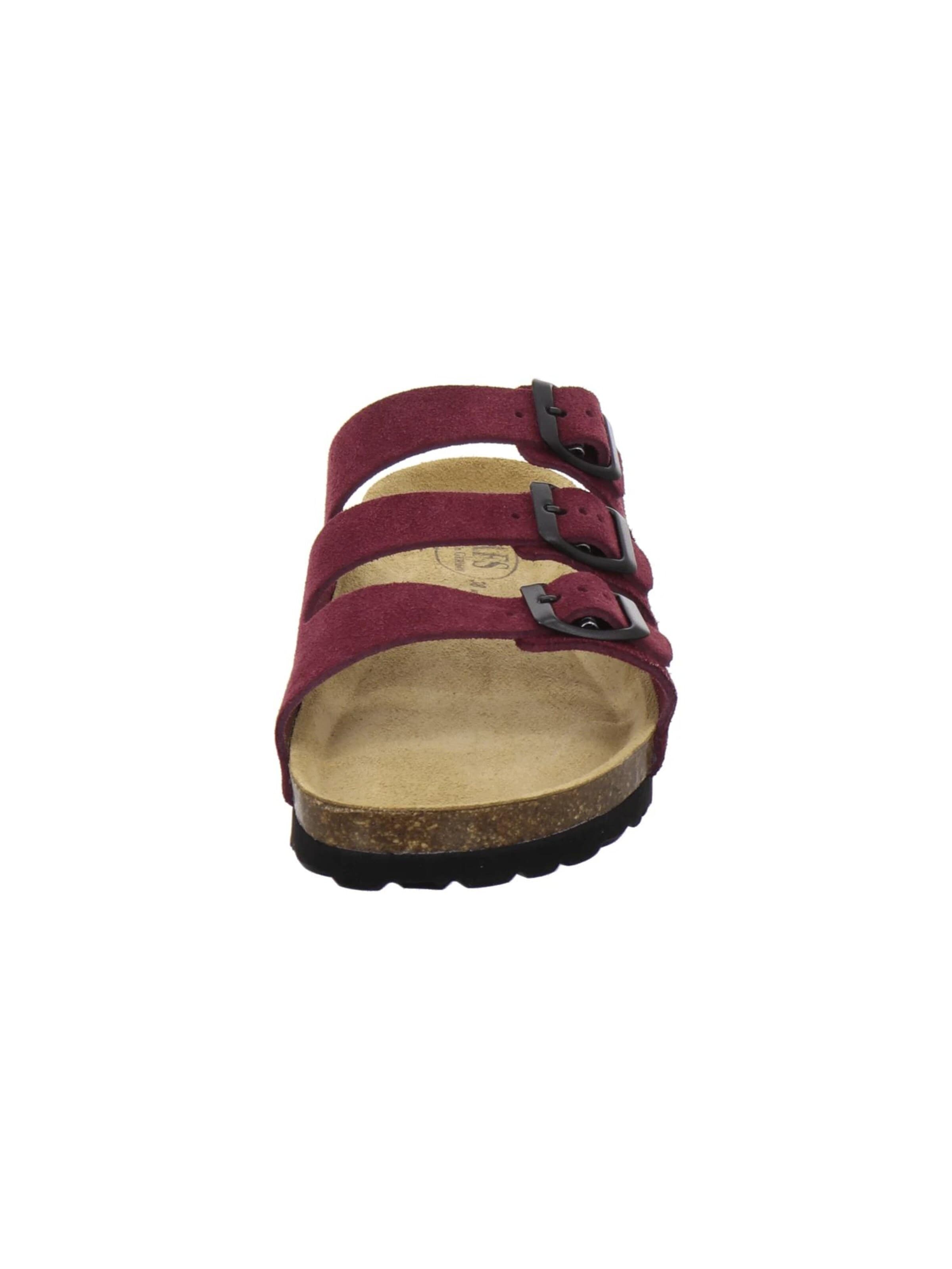 AFS-Schuhe - Zapatos abiertos 'Pantoletten Damen Dreischnaller beere' en lila