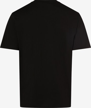 BOSS T-Shirt 'Leo' in Schwarz