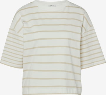 Tricou de la s.Oliver pe bej: față