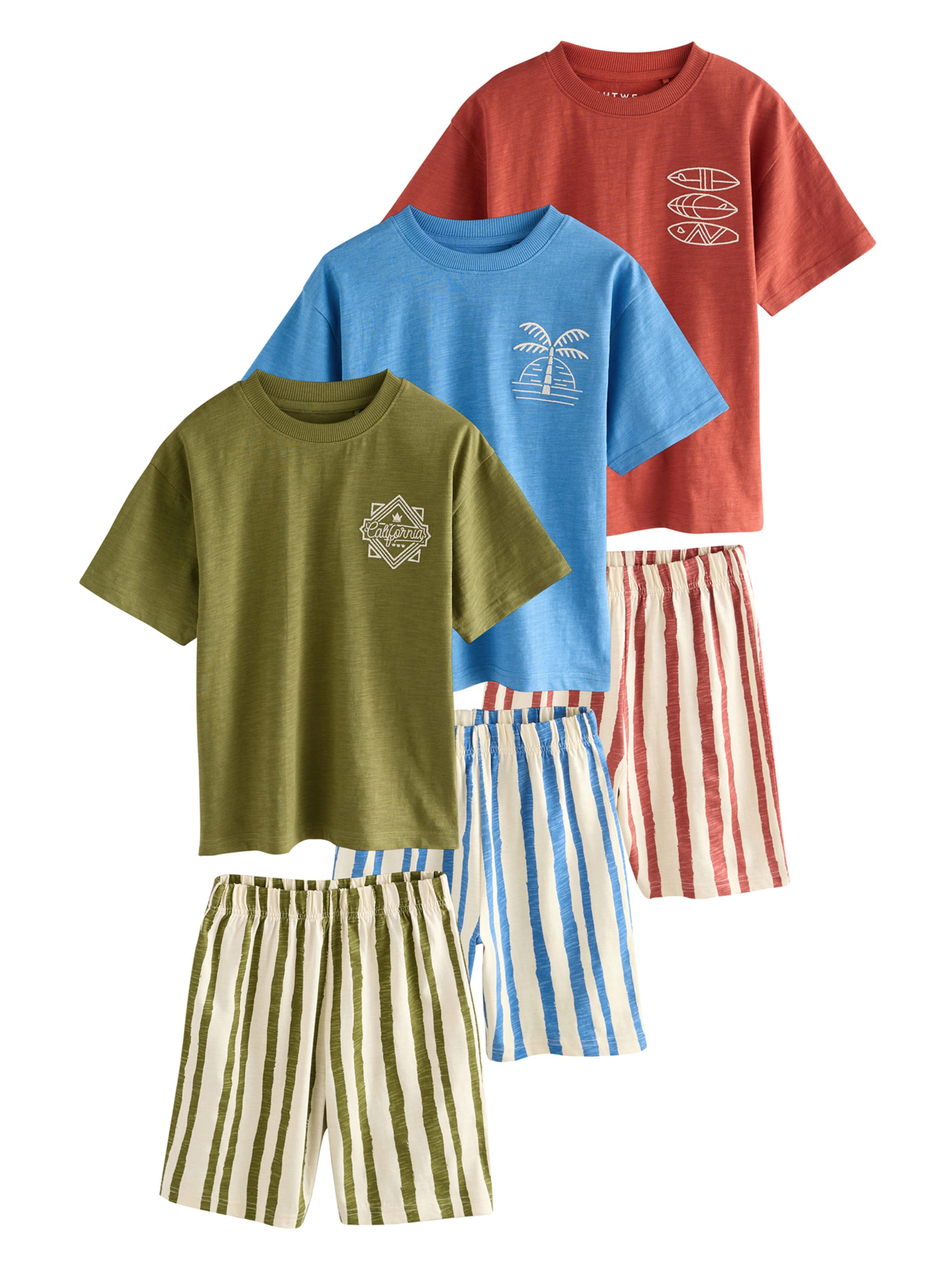 Next Yöpuku värissä sininen: etupuoli