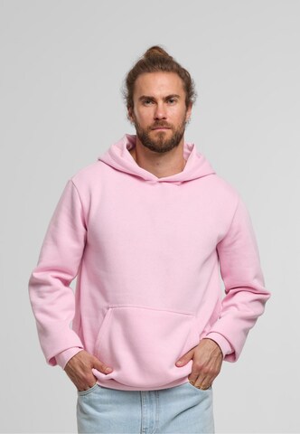 Sweat-shirt 'Essential' Urban Classics en rose : devant
