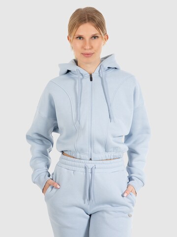 Veste de survêtement 'Elma' Smilodox en bleu : devant