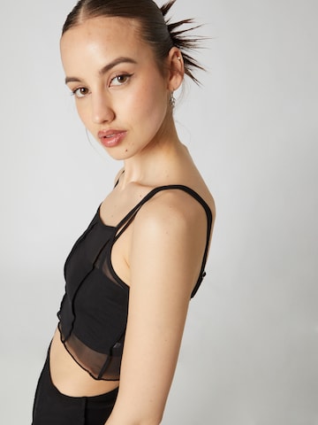 VIERVIER Top 'Malena' in Black