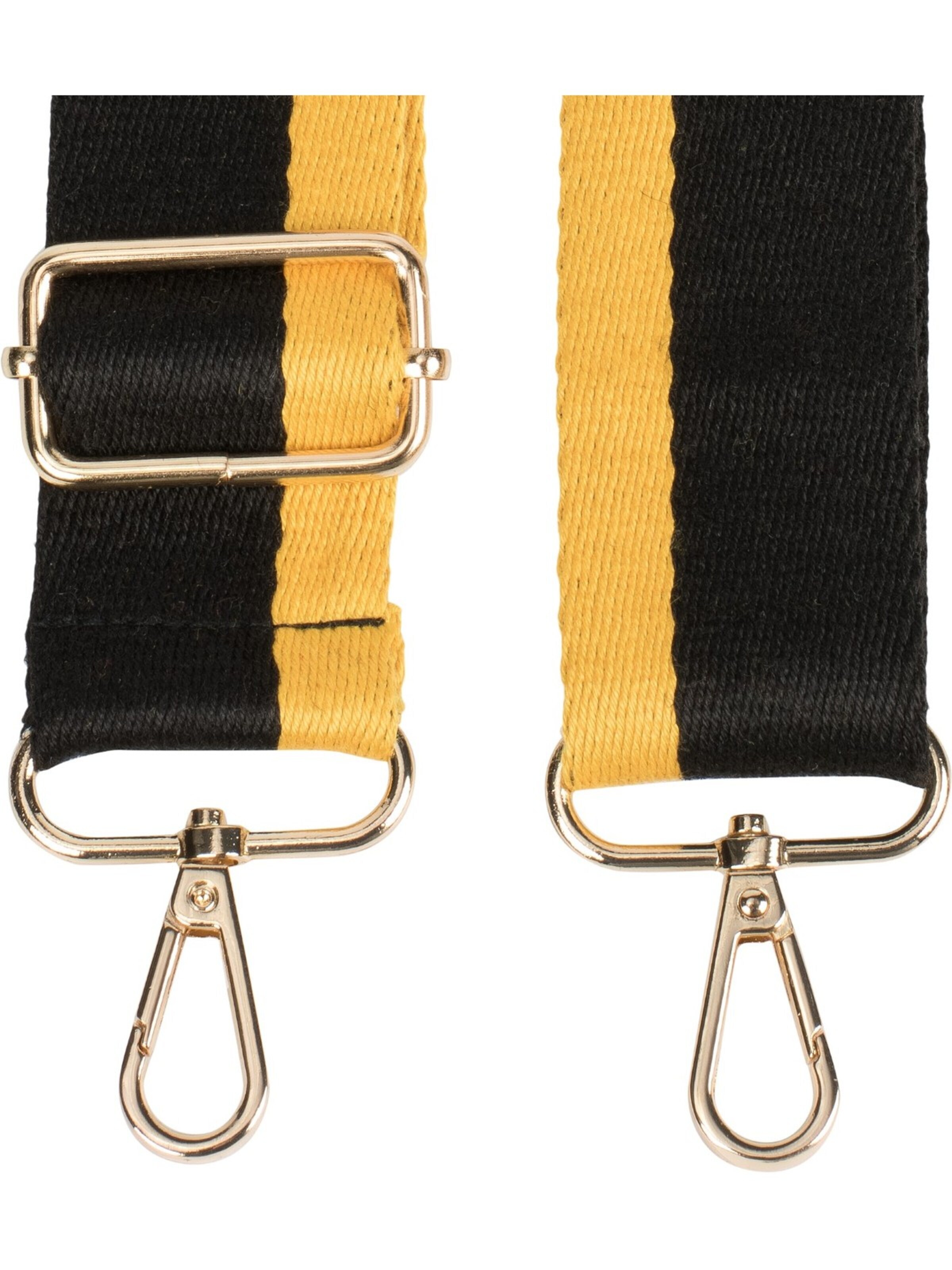 styleBREAKER Bag accessories 'Wechsel Taschengurt gestreift' in Yellow