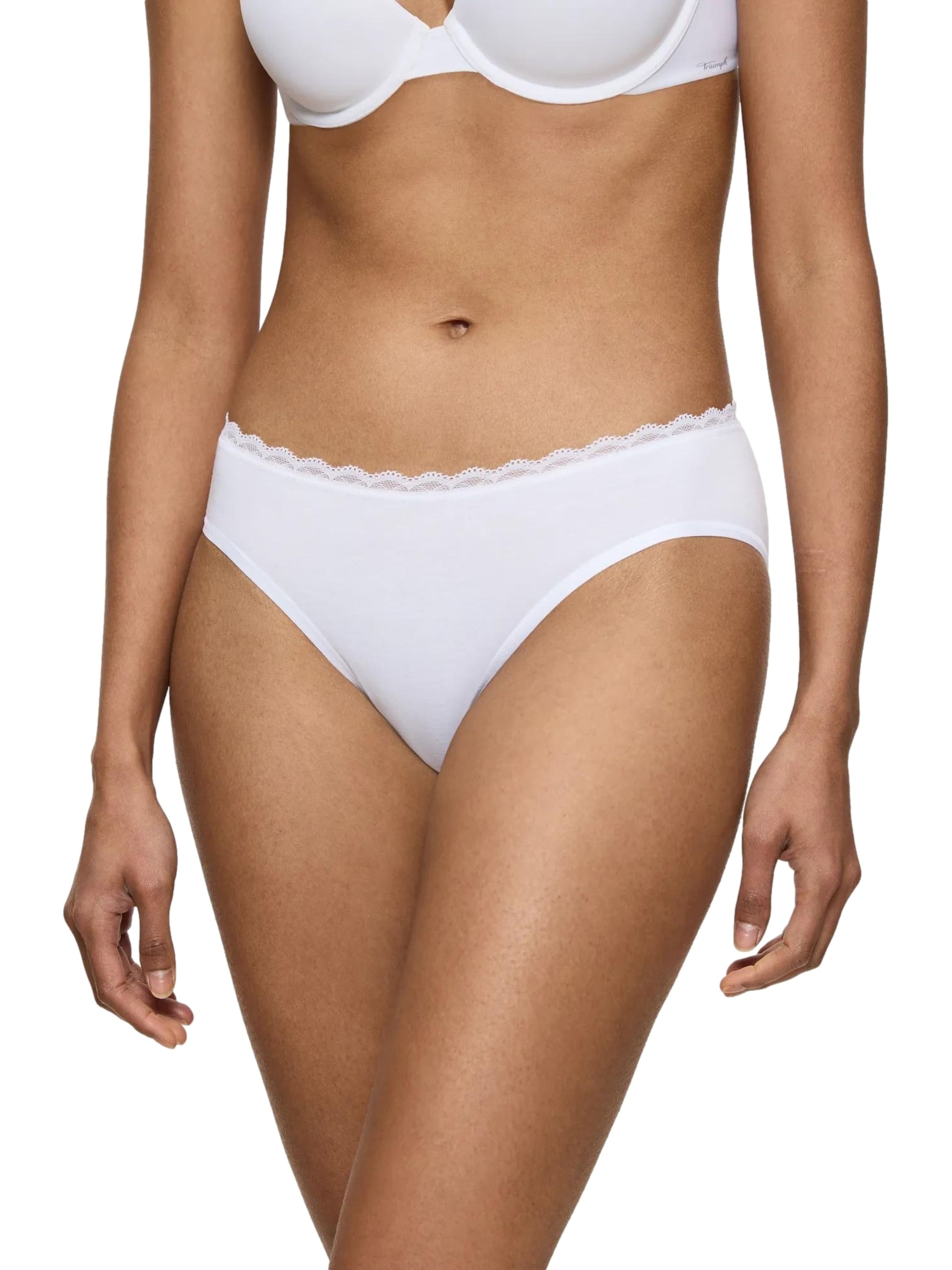 Slip 'Feel of Cotton' TRIUMPH en blanc