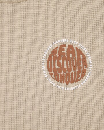 T-Shirt WE Fashion en beige