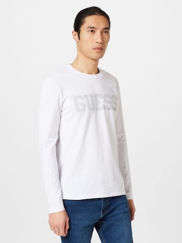 GUESS Shirt 'ERMAK' in White: front