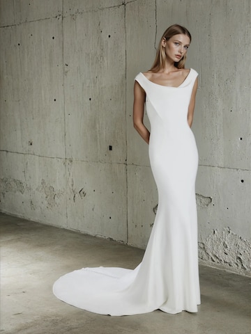 Serravalle Evening Dress 'Fael' in Beige: front