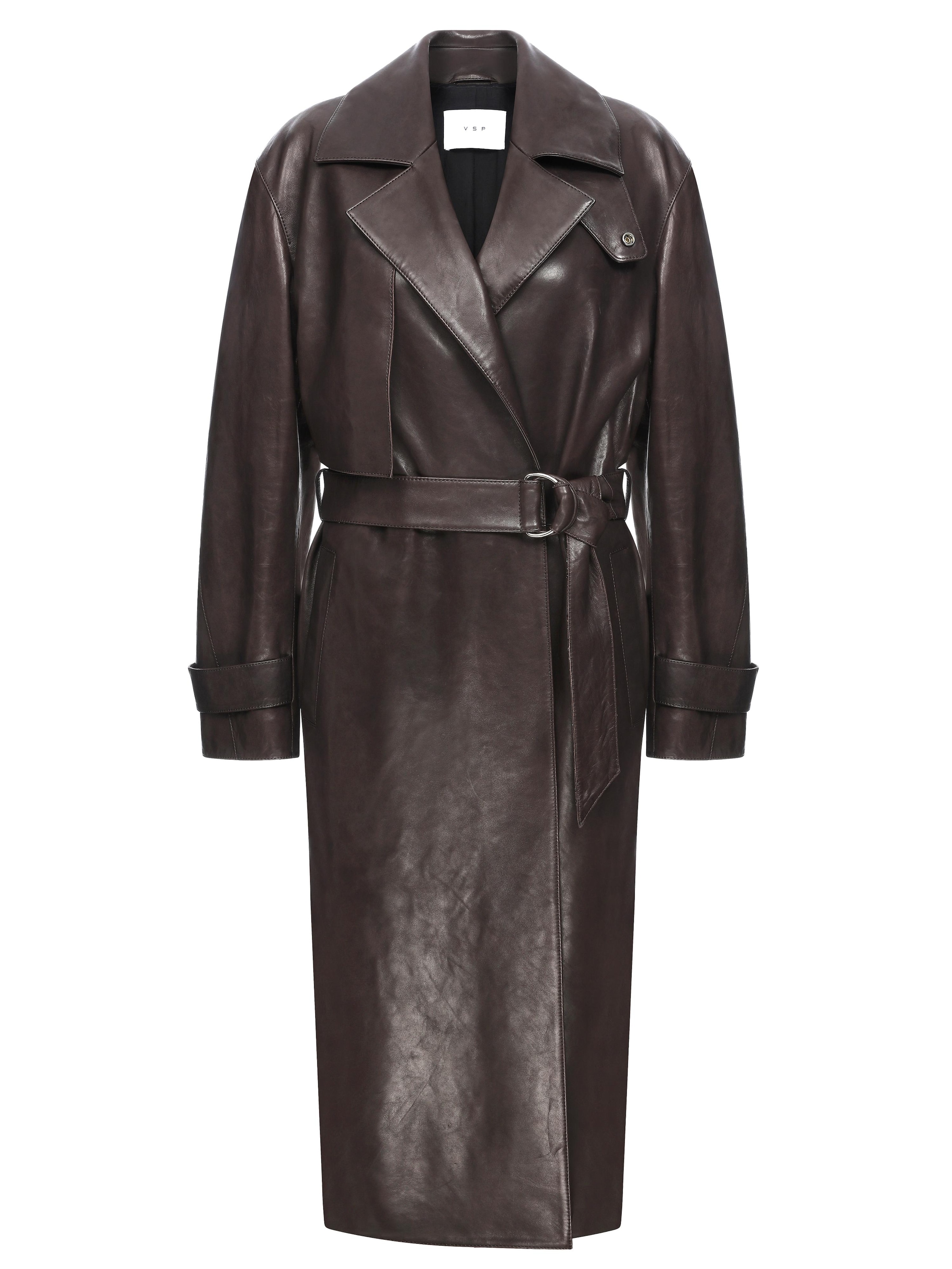 V S P - Abrigo de invierno 'Isabelle' en marrón: frente