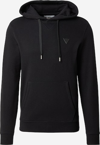 GUESSSweater majica - crna boja: prednji dio