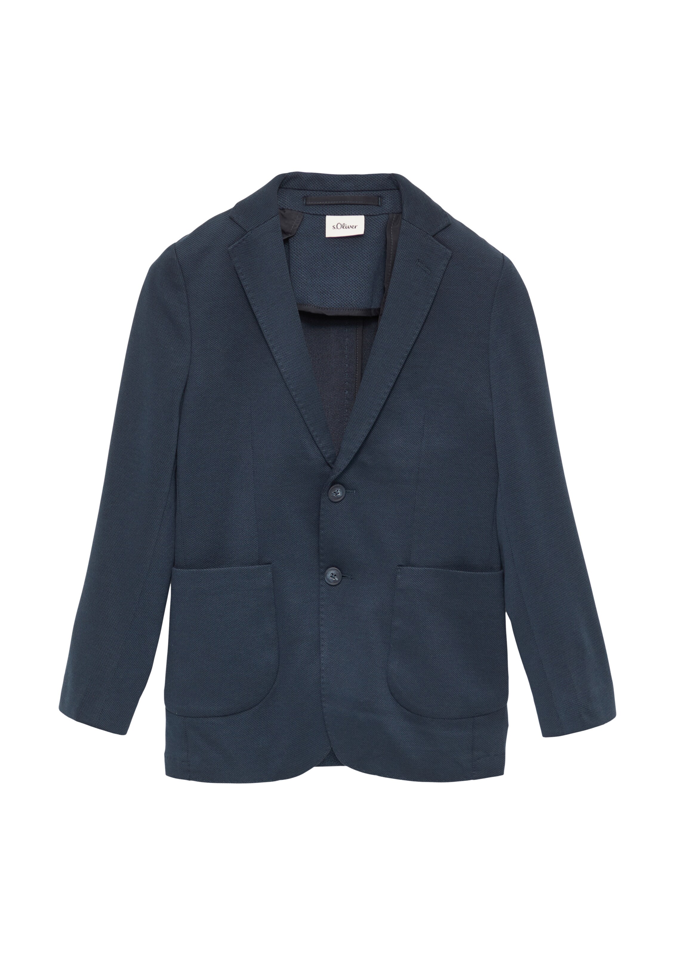 s.Oliver Sakko in Blau: Vorderseite