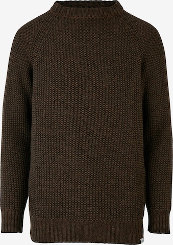 Cleptomanicx Sweater in Brown: front