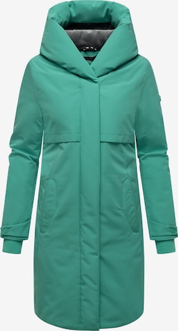 Manteau d’hiver 'Domingaa 14' NAVAHOO en vert : devant
