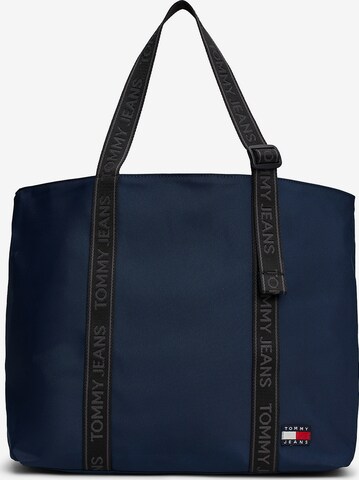 Tommy Jeans Shopper 'ESS DAILY' in Blauw: voorkant