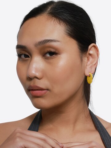 Heideman Earrings 'Paulus ' in Gold: front
