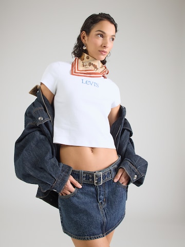 LEVI'S ® T-Shirt 'ESSENTIAL' in Weiß: Vorderseite