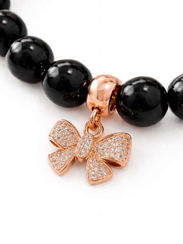 Secret Stones Armband 'Harmony Thread' in Schwarz